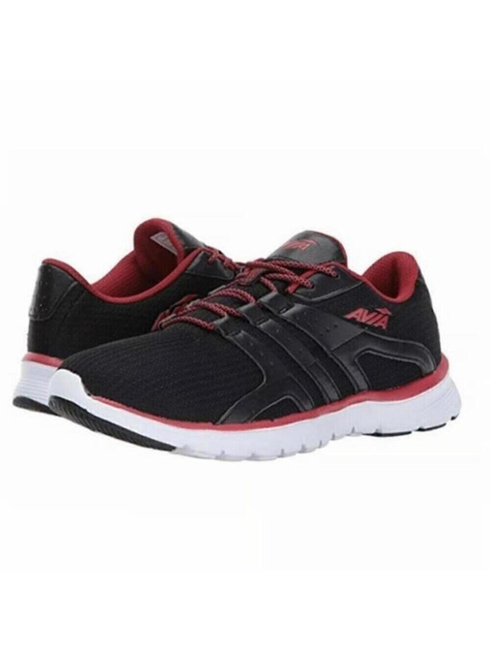 Womens 6.5 Sneakers Running Shoes Avia Memory Foam Black & Pink NEW WITH BOX